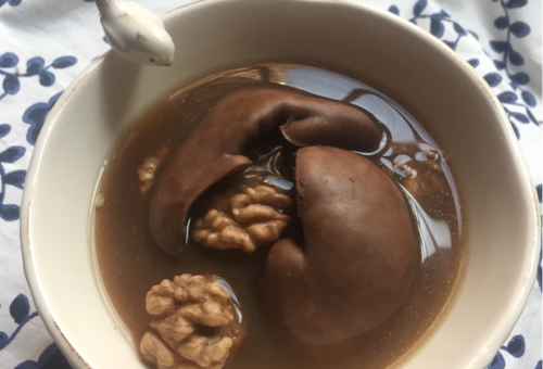 杜仲核桃猪腰粥：补肾强腰的养生药膳