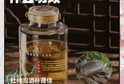 枸杞杜仲酒：滋补肝肾，强筋健骨的养生良品
